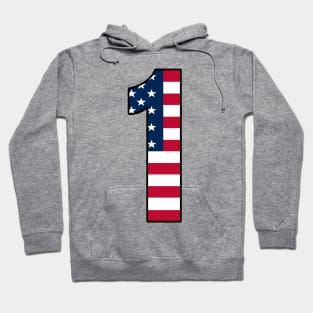 Number 1 Star Spangled Banner Hoodie